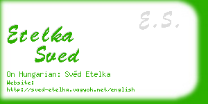 etelka sved business card