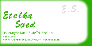 etelka sved business card